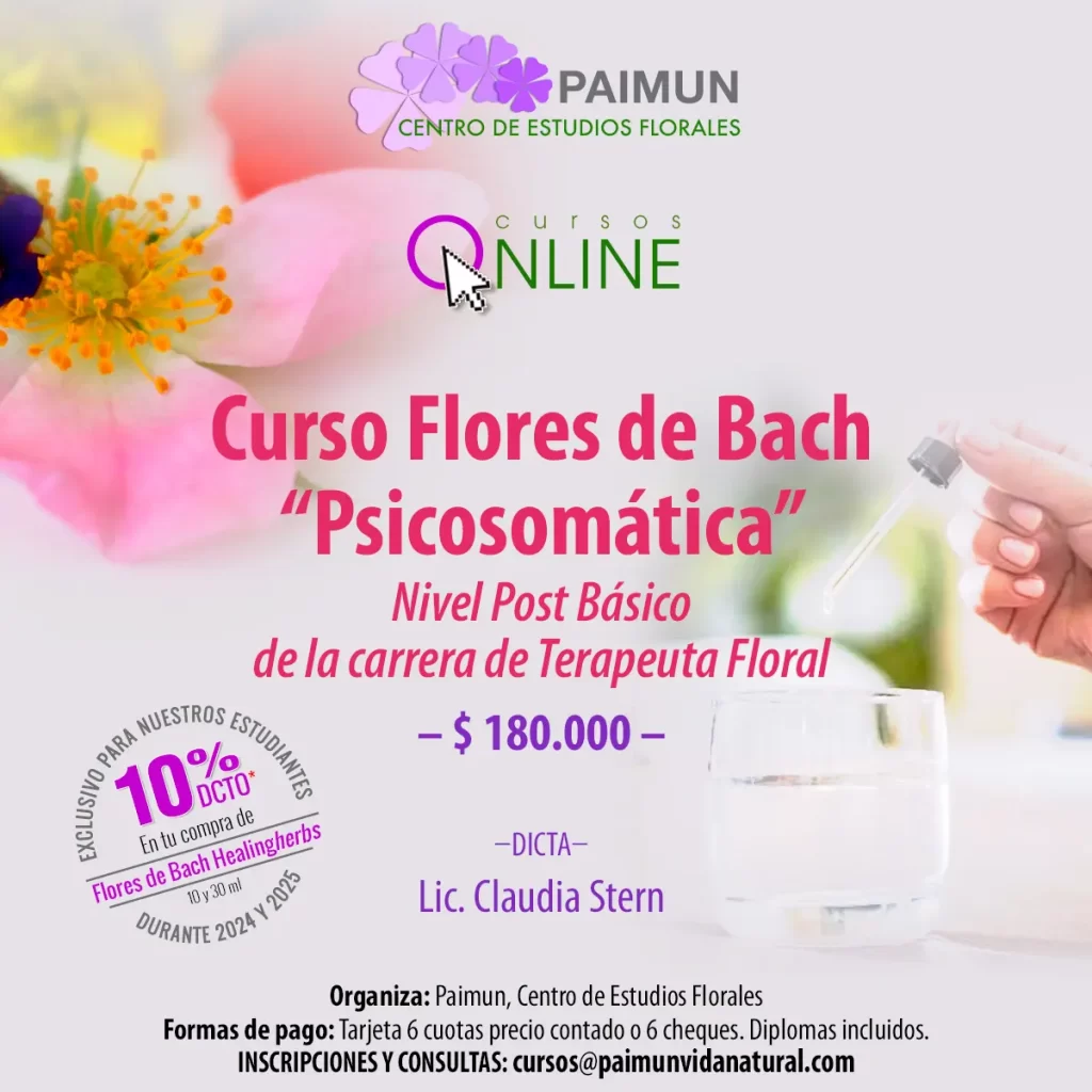 curso flores de bach psicosomatica