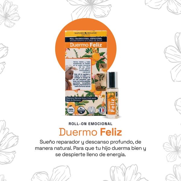 ROLL-ON NIÑOS DUERMO FELIZ AROMATERAPIA Y ESENCIAS FLORALES - Imagen 3