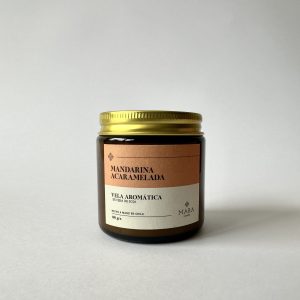 Vela Mandarina Acaramelada 100 grs