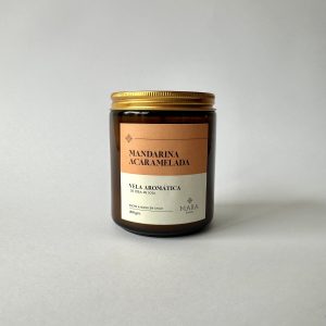 Vela Mandarina Acaramelada 200 grs
