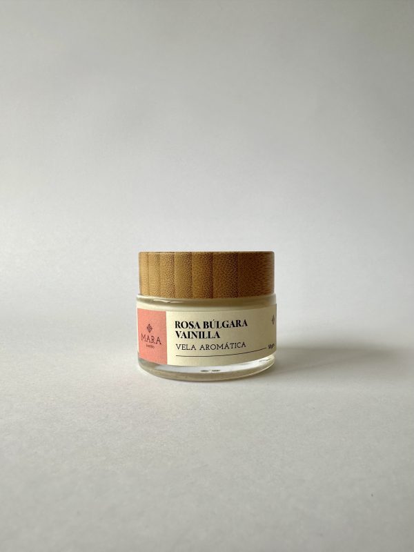 Vela Rosa Bulgara Vainilla 50 grs.