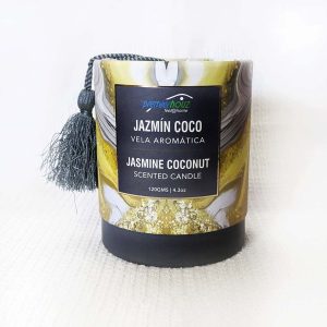 Vela Aromática 120 grs Jazmín - Coco (Con Borla)
