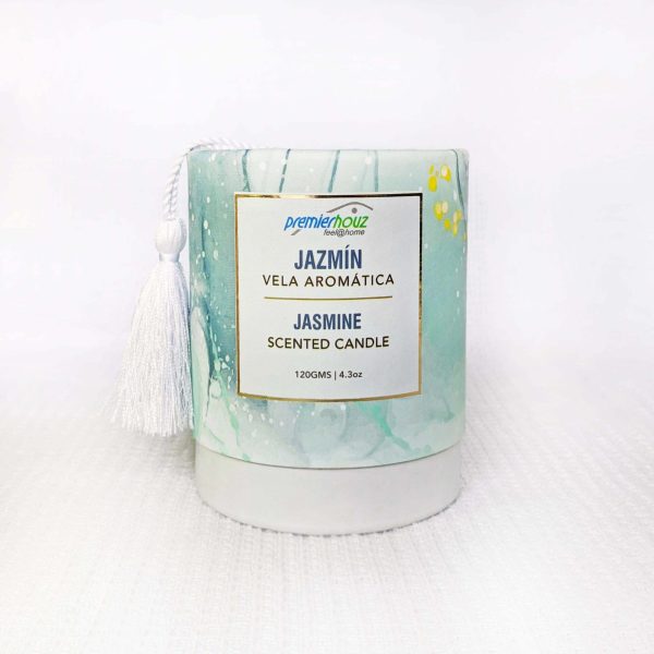 Vela Aromática 120 grs Jazmín  (Con Borla)