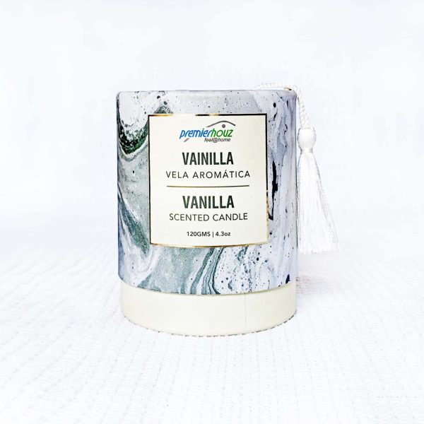 Vela Aromática 120 grs Vainilla (con borla)