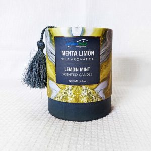 Vela Aromática 120 Grs Menta - Limón (Con Borla)