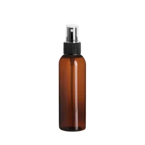 Botella Pet Ambar Con Atomizador Spray 100 ML