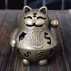 Porta Inciensos Gato